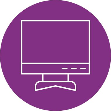 Bilgisayar Satırı Çemberi Simgesi