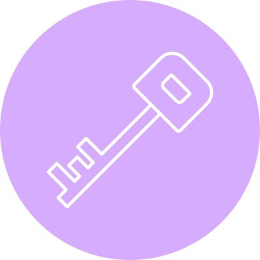 Anahtar Satırı Çemberi Simgesi