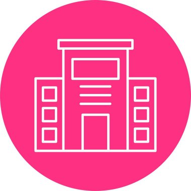 Otel Satırı Çemberi Simgesi