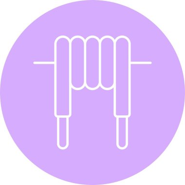 İndüktör Satırı Çemberi Simgesi