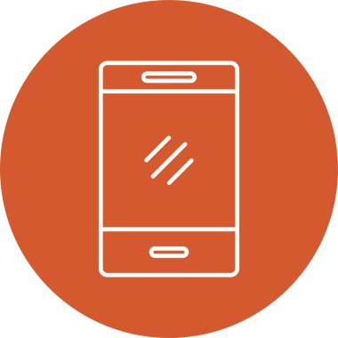 Akıllı Telefon Hattı Çember Simgesi