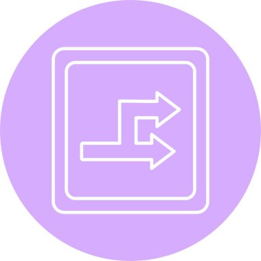 Çift Yönlü Çember Simgesi