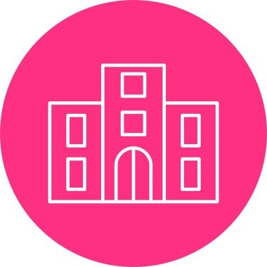 Otel Satırı Çemberi Simgesi