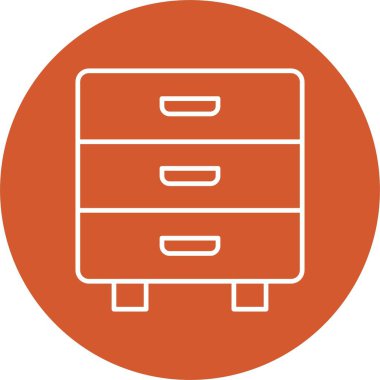 Çekmece Satırı Çemberi Simgesi