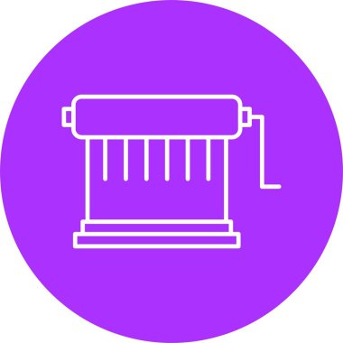 Makarna Makinesi Satır Çemberi Simgesi