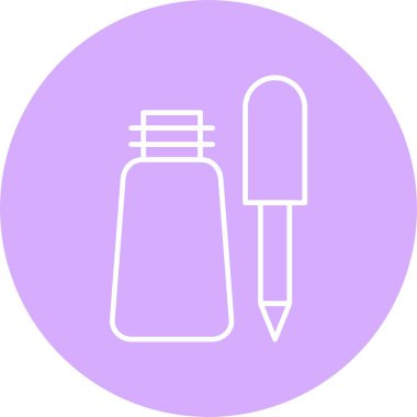 Göz Hattı Çizgisi Çemberi Simgesi