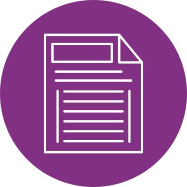 Görev Satırı Çemberi Simgesi