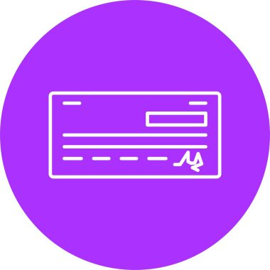 Banka Denetimi Satır Çemberi Simgesi