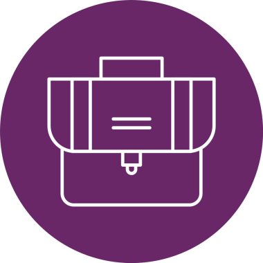 Çanta Satırı Çemberi Simgesi