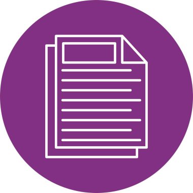 Görev Satırı Çemberi Simgesi