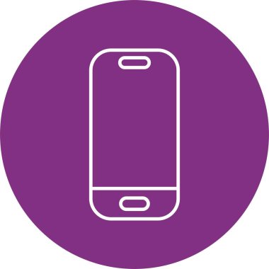 Akıllı Telefon Hattı Çember Simgesi