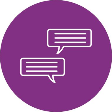 Konuşma Satırı Çemberi Simgesi