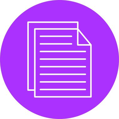 Notlar Satır Çemberi Simgesi