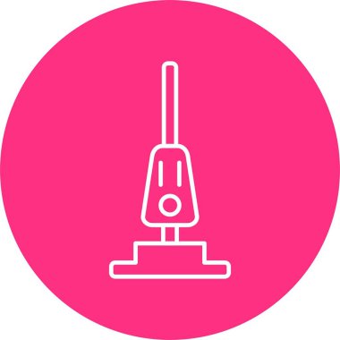 Süpürge Temizleyici Satır Çemberi Simgesi