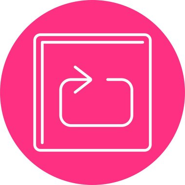 Döngü Çizgisi Çemberi Simgesi