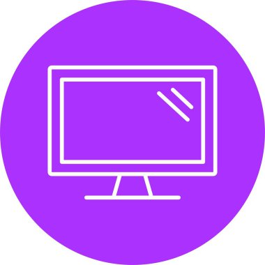 Bilgisayar Satırı Çemberi Simgesi