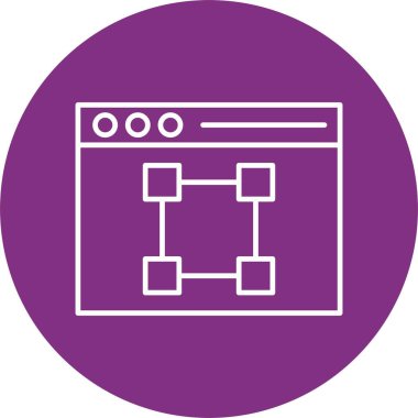 Metin Düzenleyici Satır Çemberi Simgesi