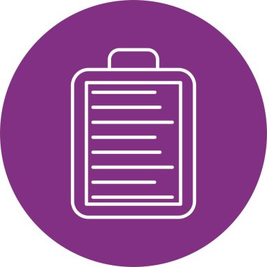 Liste Satır Çemberi Simgesi