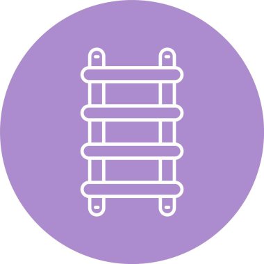 Stepladder Çizgisi Çember Simgesi