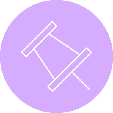 Pin Çizgisi Çemberi Simgesini İt