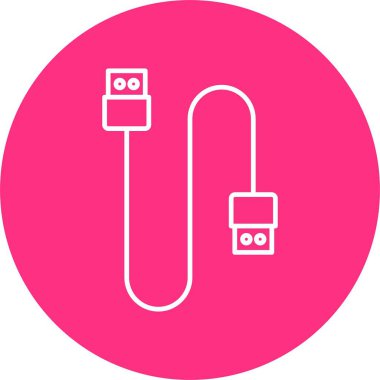 Kablo Satır Çemberi Simgesi