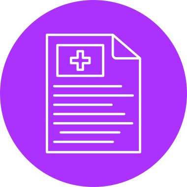 Rapor Satırı Çemberi Simgesi