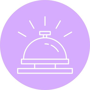 Otel Çan Hattı Çemberi Simgesi