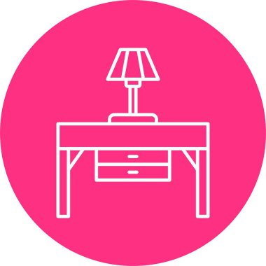 Konsol Tablo Satırı Çemberi Simgesi