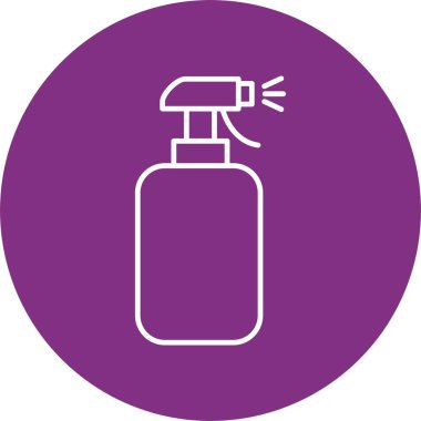 Temizleme Spreyi Çemberi Simgesi