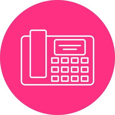 Telefon Hattı Çemberi Simgesi