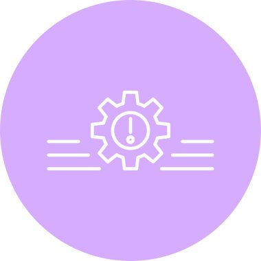 Risk Yönetimi Satır Çemberi Simgesi