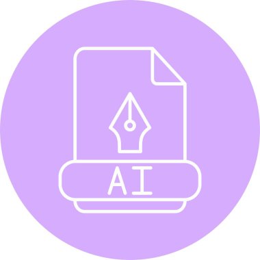 AI Satır Çemberi Simgesi