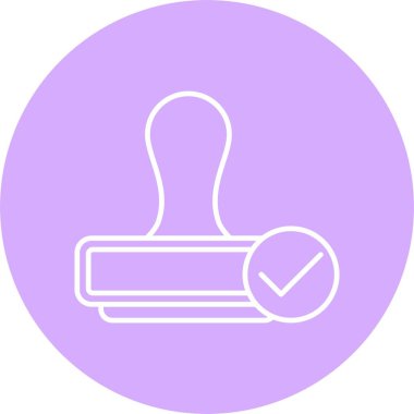 Damga Satırı Çemberi Simgesi