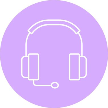 Kulaklık Hattı Çember Simgesi