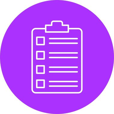 Görev Satırı Çemberi Simgesi