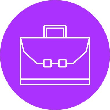 Evrak çantası Satır Çemberi Simgesi