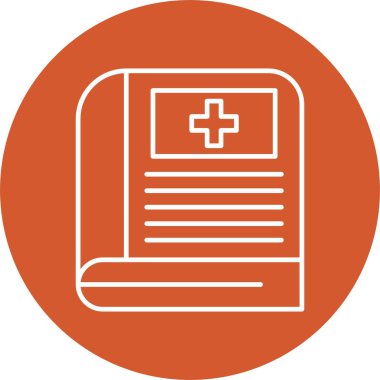 Kitap Satırı Çemberi Simgesi