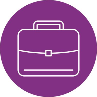 Evrak çantası Satır Çemberi Simgesi