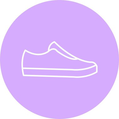 Ayakkabı Çizgisi Çemberi Simgesi