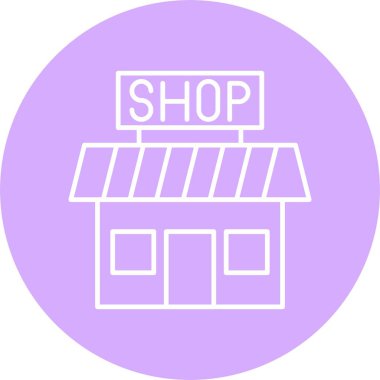 Alışveriş Hattı Çemberi Simgesi