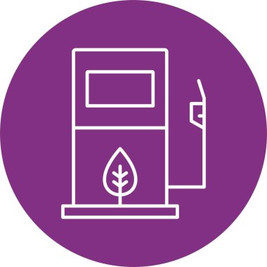 Biyolojik Yakıt Hattı Çemberi Simgesi