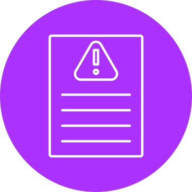 Kabul edilebilir Risk Satırı Çemberi Simgesi