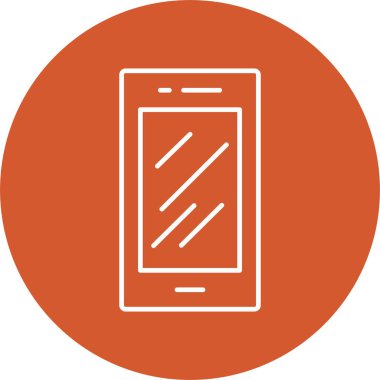 Cep Telefonu Hattı Çemberi Simgesi