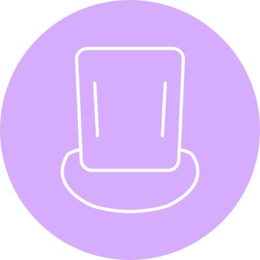 Top Hat Satır Çemberi Simgesi