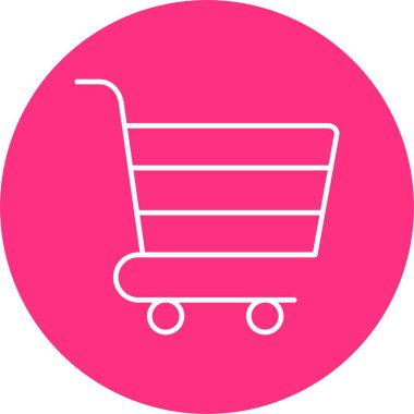 Alışveriş Aracı Hattı Çemberi Simgesi