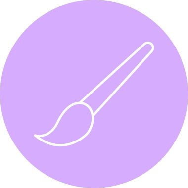 Fırça Çizgisi Çemberi Simgesi