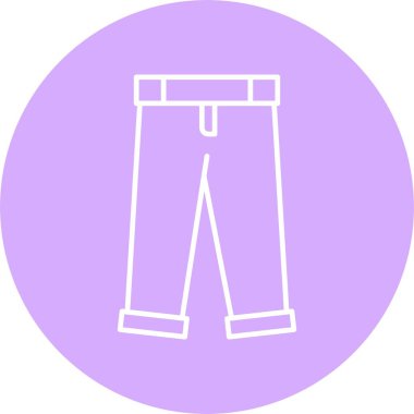 Pantolon Çizgisi Çemberi Simgesi