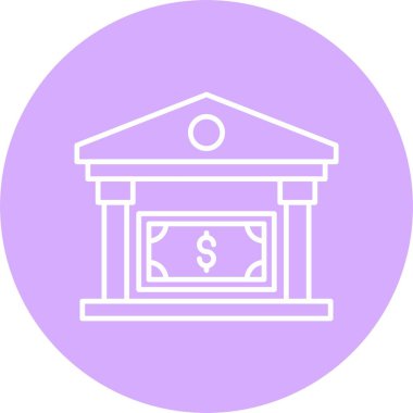 Banka Satırı Çemberi Simgesi