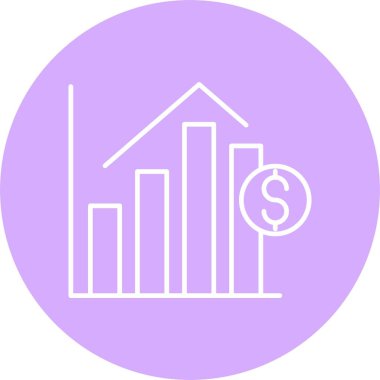 Çubuk Çizelgesi Çemberi Simgesi