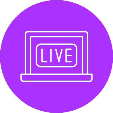 Canlı Satır Çemberi Simgesi